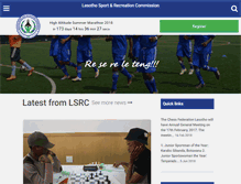 Tablet Screenshot of lsrc.org.ls